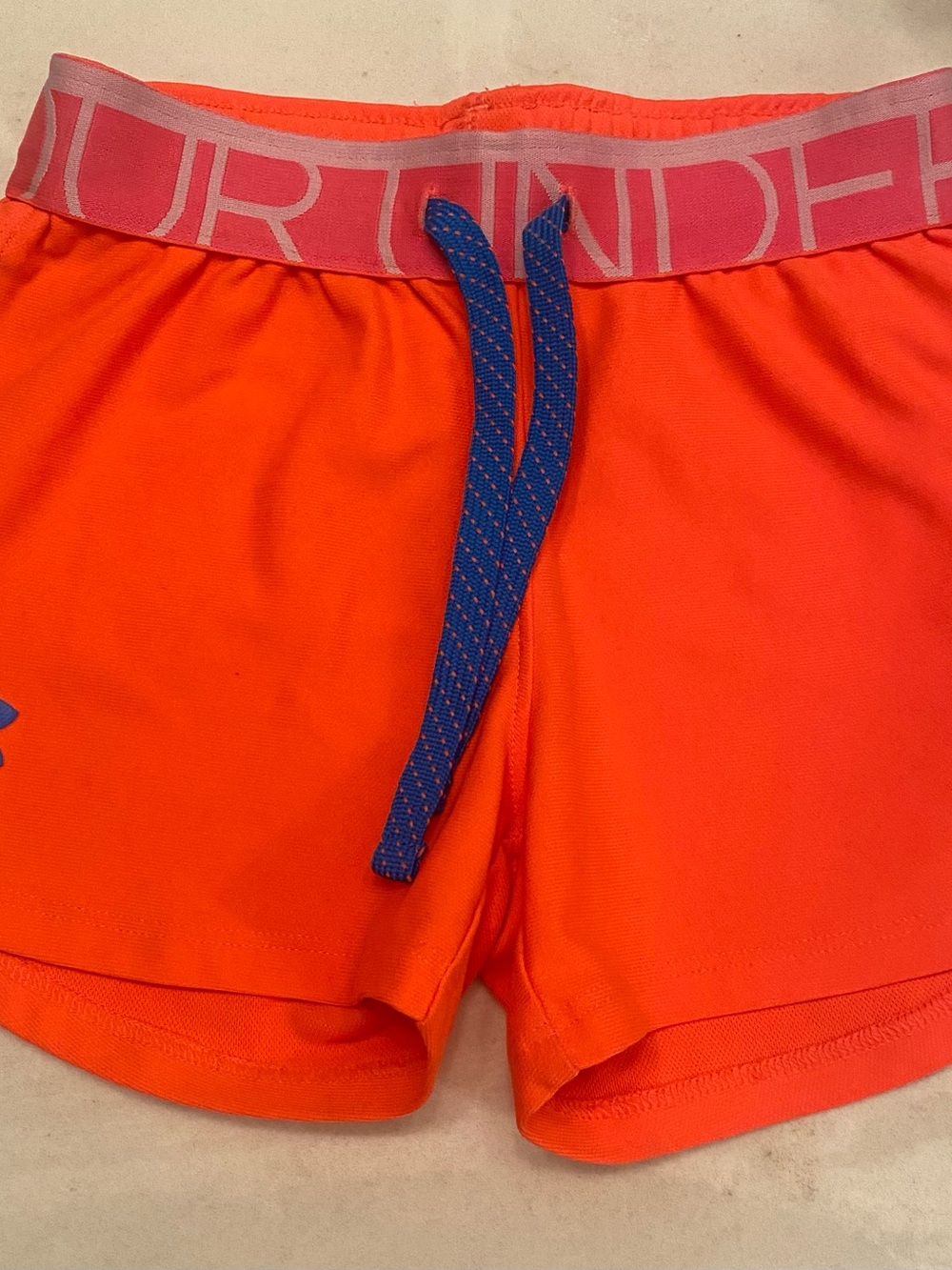 Under Armour Bright Orange HeatGear Athletic Top